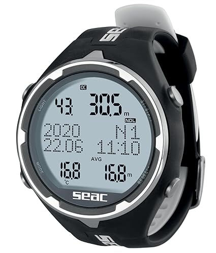 Thumbnail: Seac Action, Dive Computer with Scuba and Freediving Mode, Dive Logbook, Dive…