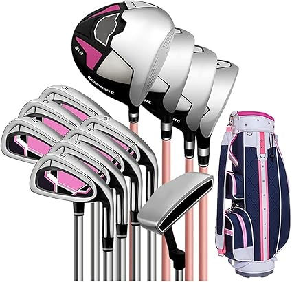 Thumbnail: Golf Clubs Set - Complete 12 Piece Golf Package with Driver, Fairway, Hybrid,…