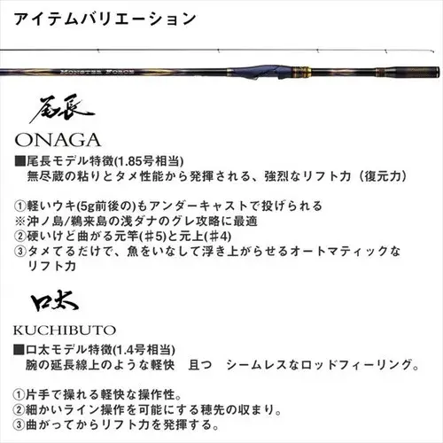 Thumbnail: Daiwa Iso Rod Monster Force AGS H50