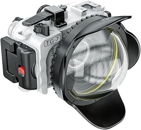 Thumbnail: Sea frogs Underwater Camera Body Compatible with Olympus TG-7 with Wide Angle…