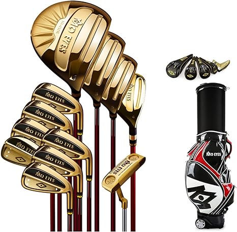 Thumbnail: Golf Club for Men Full Set High Rebound Titanium Alloy 12 Sets Including 3 Wo…