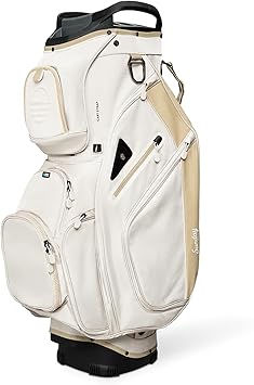 Sunday Golf Bag Big Rig Large Golf Stand Bag Ultra-Light 14-Way Divider Cart…