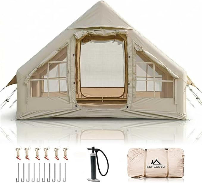 Thumbnail: Inflatable Tents for Camping,Large Inflatable Camping Tent with Hand Pump,Inf…
