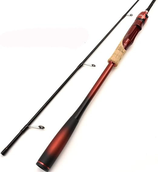 Thumbnail: 6ft Fishing Rod Solid Tips Throwing Fishing Rod Hard Coal Rod Portable Travel…