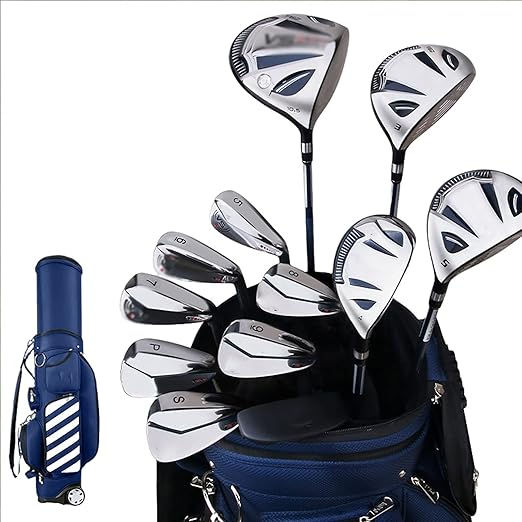 Thumbnail: Complete Golf Club Set for Men Complete Set Beginners Standard Golf Ball Bag…