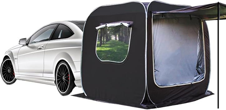 Tailgate Awning Car Tent Tailgate tent for car,Automatic SUV Tent for Camping…