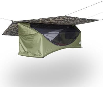 Haven Tent XL - Forest Camo - Complete Lay-Flat Hammock Tent for Camping - In…