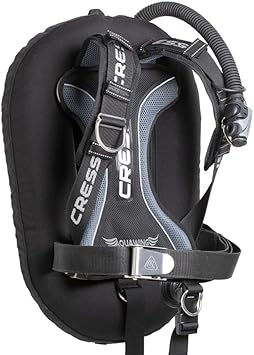 Cressi Unisex Adult Aquawing BCD Ring-shaped Jacket Universal Size, Black, XS/XL