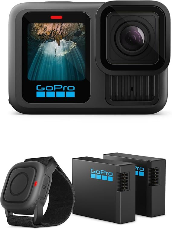 Thumbnail: GoPro Hero13 Black 5.3K Action Camera Bundle, Includes 2 Enduro Batteries and…