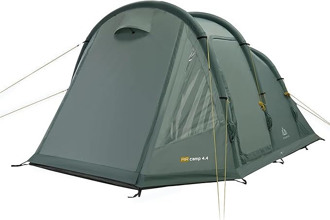 Thumbnail: KADVA Aircamp 4. 4 Person Camping Tent with Pump Tunnel Construction 440 x 18…