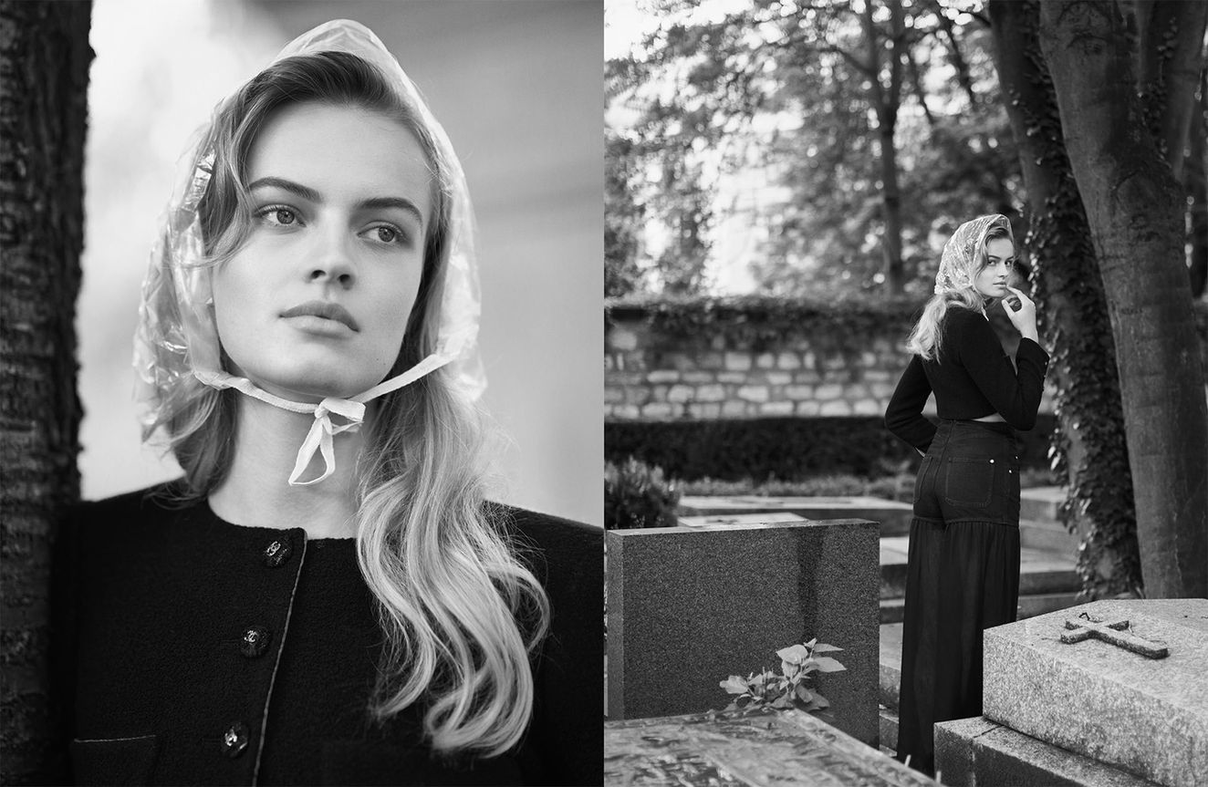 Numéro Magazine, Dominique Issermann, Sophia Roetz, Fashion Photography, Black and White Photography