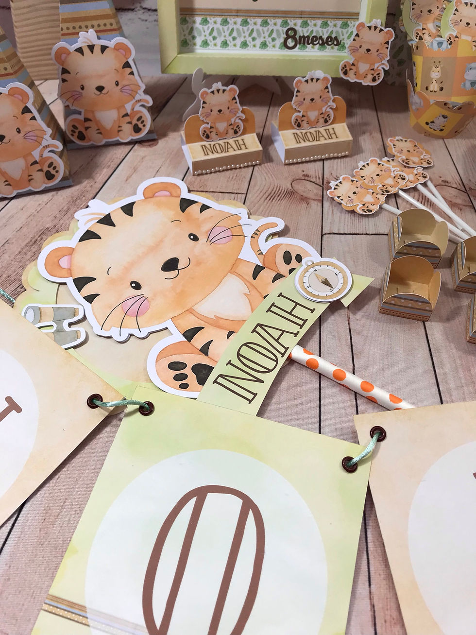 Miniatura: Kit É só um bolinho Tigre cute