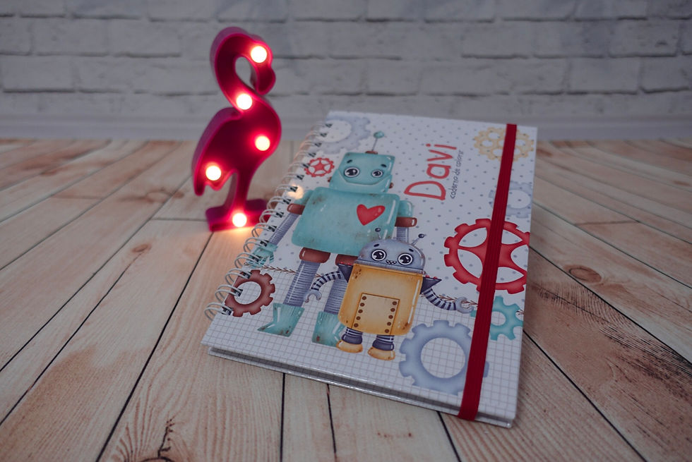 Livro de colorir - Robozinho