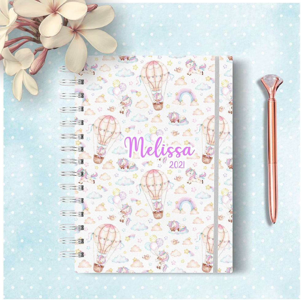 Caderno Unicorn land