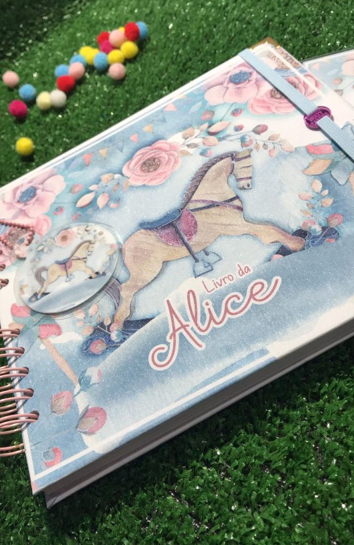 Miniatura: Livro do Bebê - Carrossel Vintage