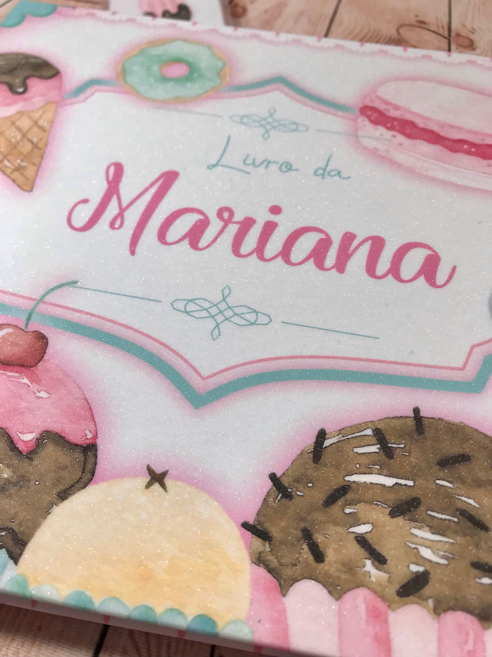 Miniatura: Livro do Bebê - Doces / Cupcake