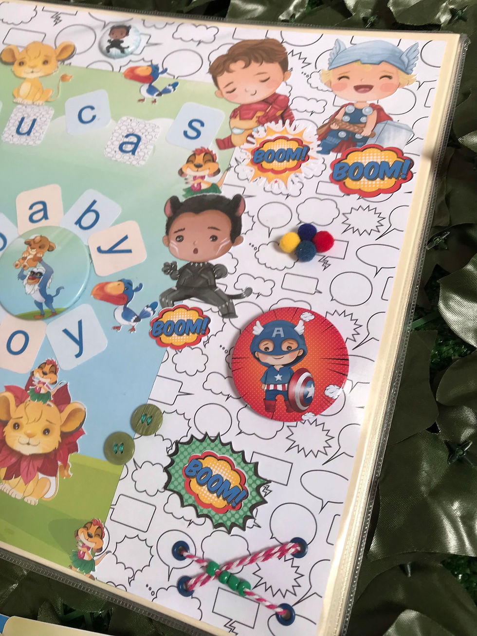 Miniatura: Álbum do bebê Grande - Leãozinho + Heróis