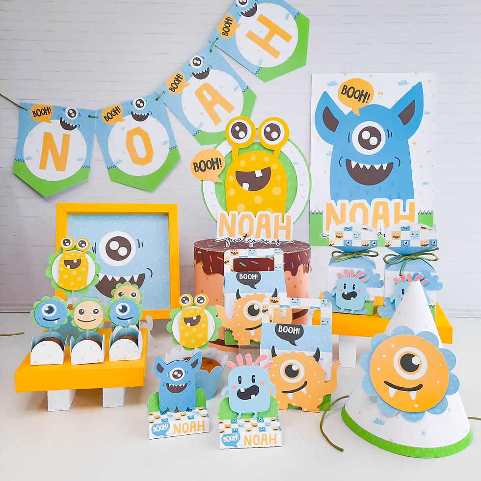 Kit É só um bolinho Monstrinhos