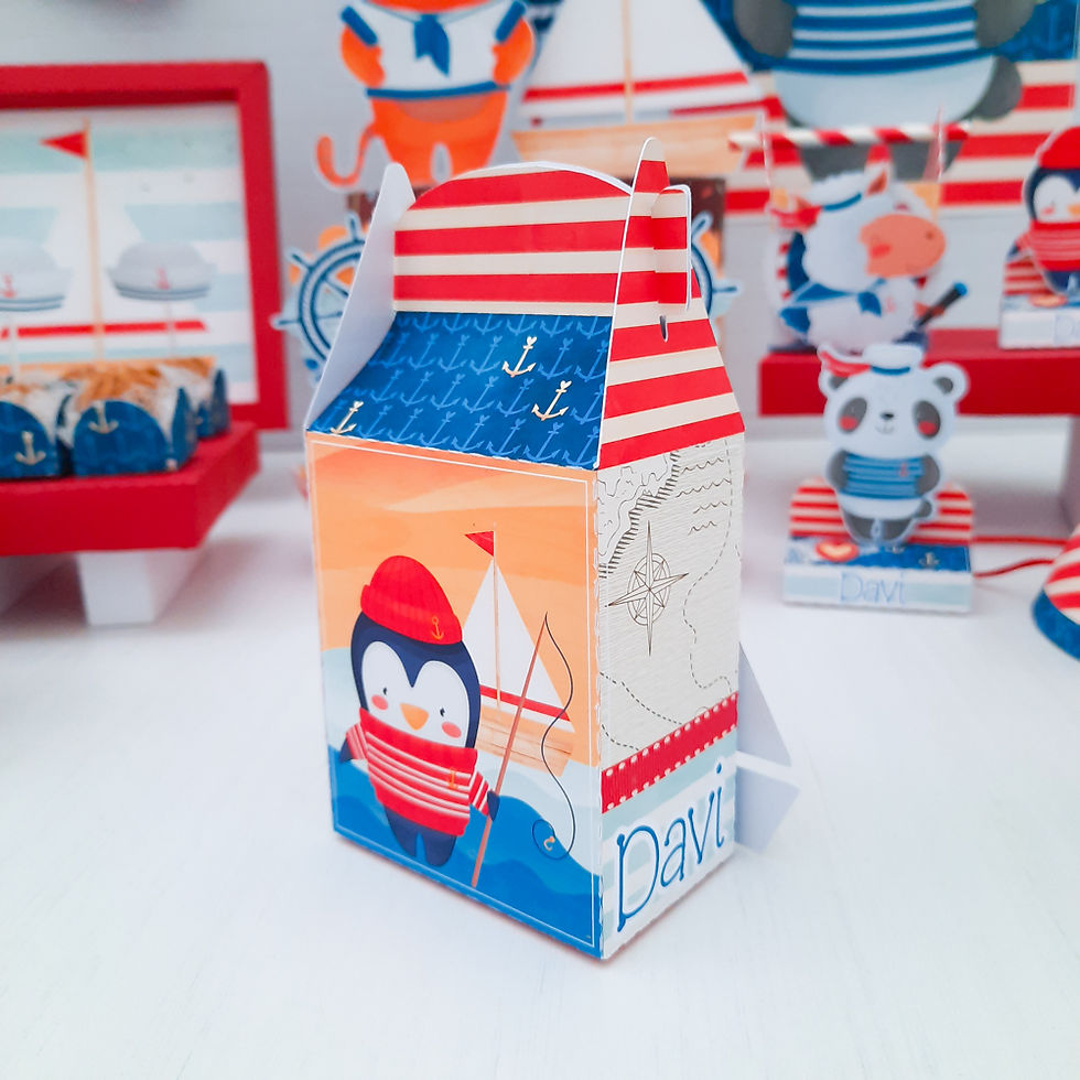 Miniatura: Kit É só um bolinho Marinheiro