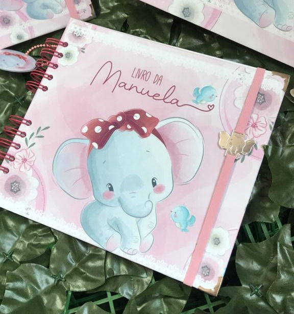 Miniatura: Livro do Bebê - Elefantinha cute