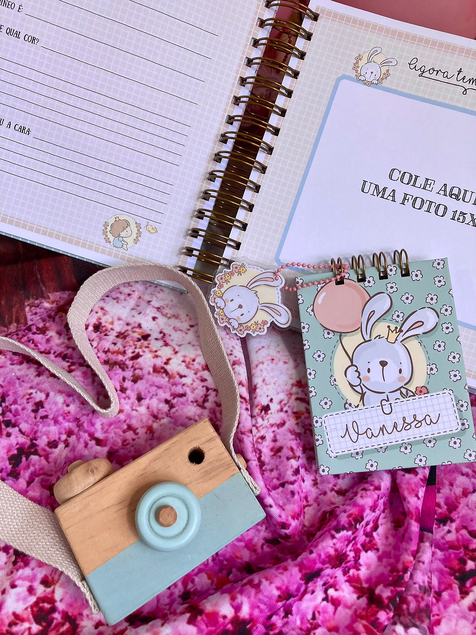 Miniatura: 15 Mini Bloquinhos Spring love - Lembrancinha