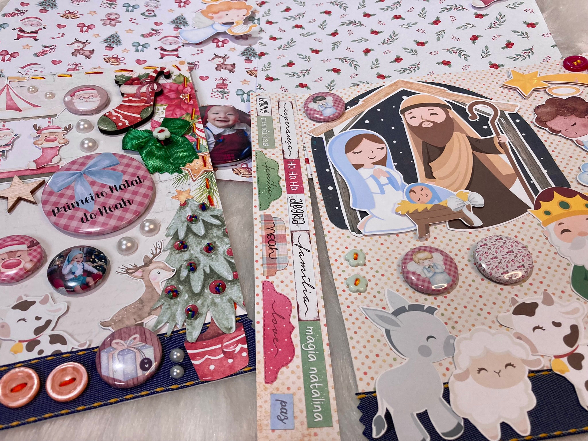 Álbum do bebê - Meu Natal