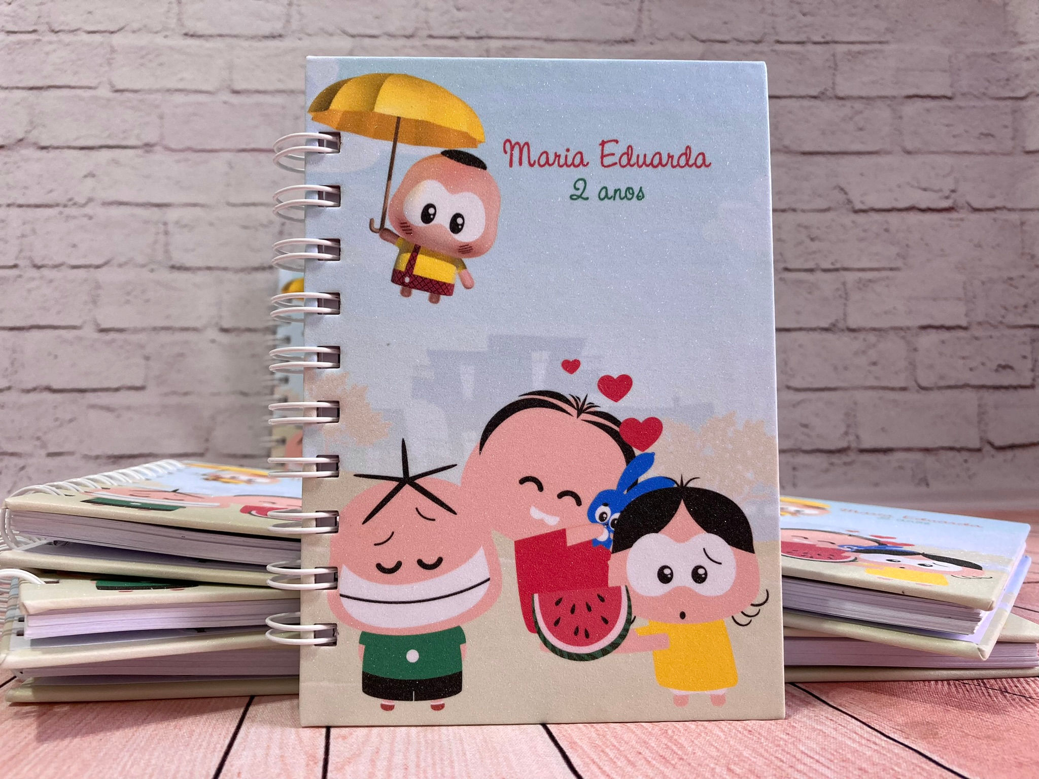 Bloquinho para colorir A6 Turminha - 10 unidades