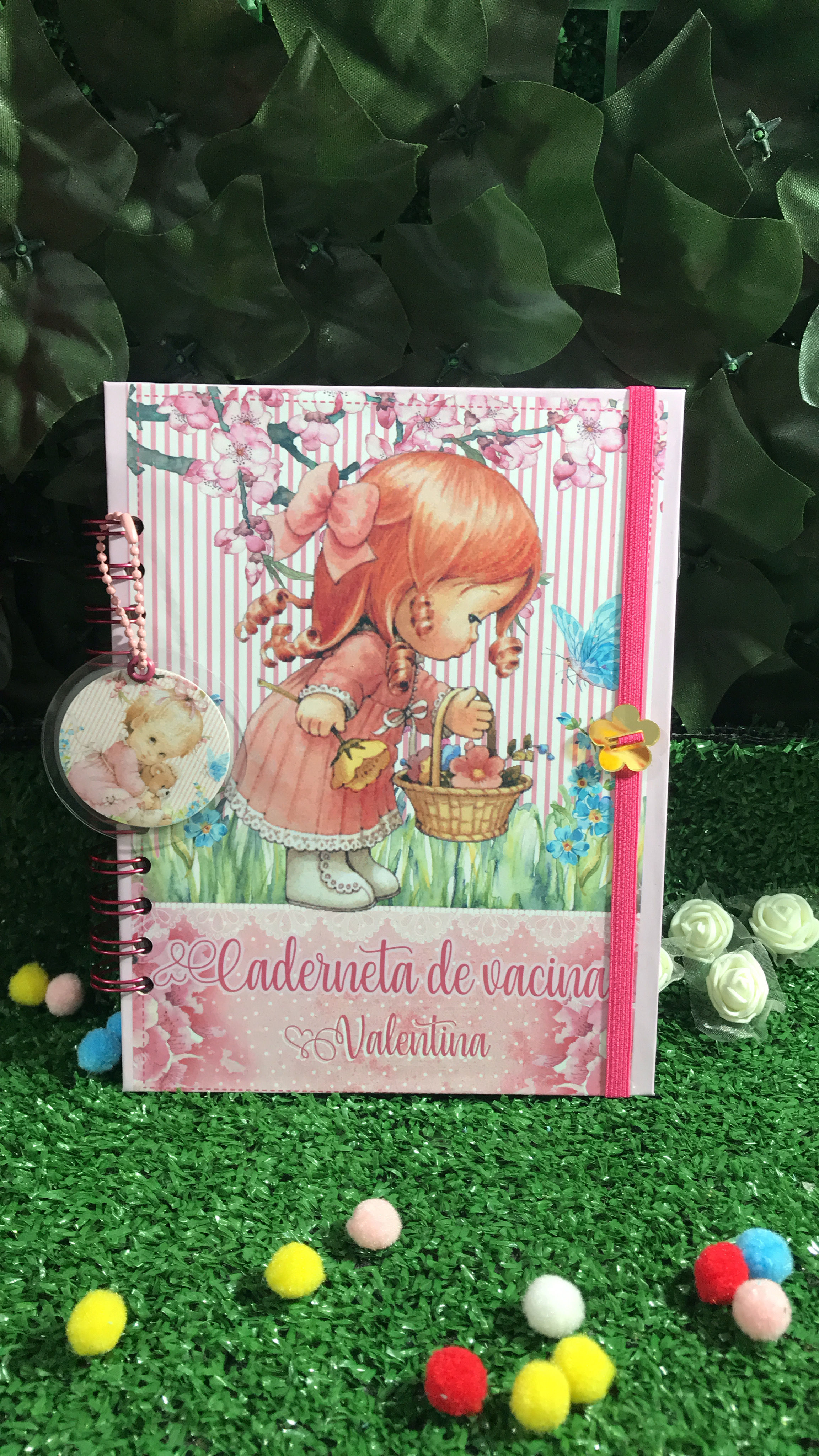 Caderneta de saúde - Boneca cute