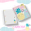 Miniatura: Caderno + Bloquinho Abacaxi