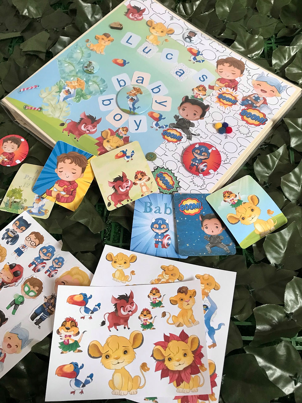 Miniatura: Álbum do bebê Grande - Leãozinho + Heróis