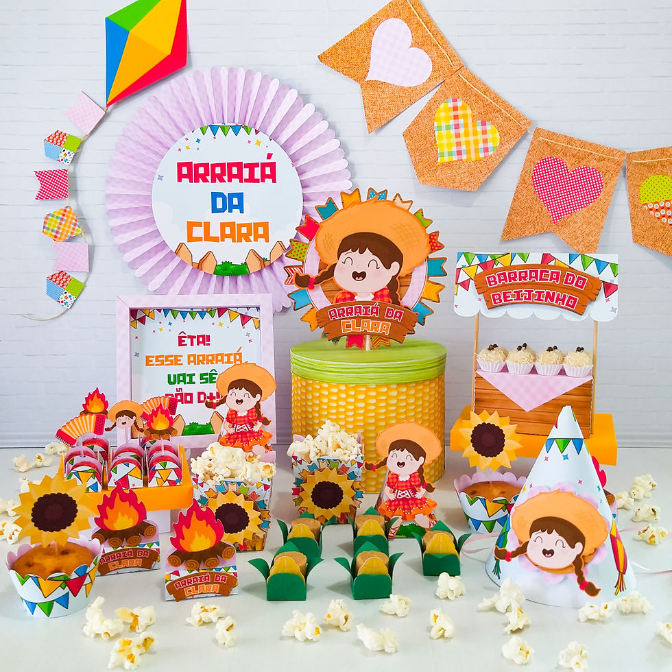 Kit É só um bolinho Junino Menina I