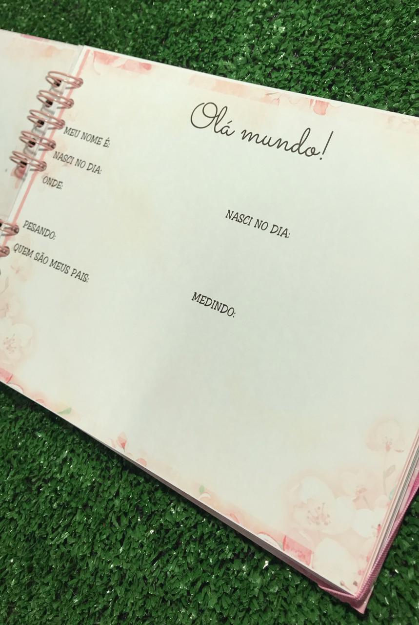 Miniatura: Livro de Mensagens - Floral Heart