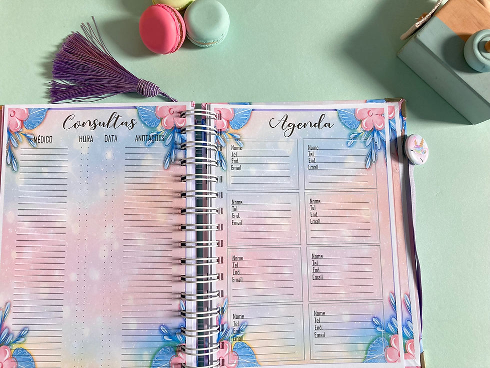 Miniatura: Caderneta de Saúde - My unicorn / unicórnio