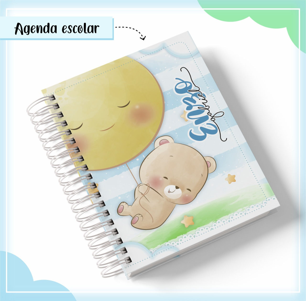 Agenda Creche - Capa Ursinho