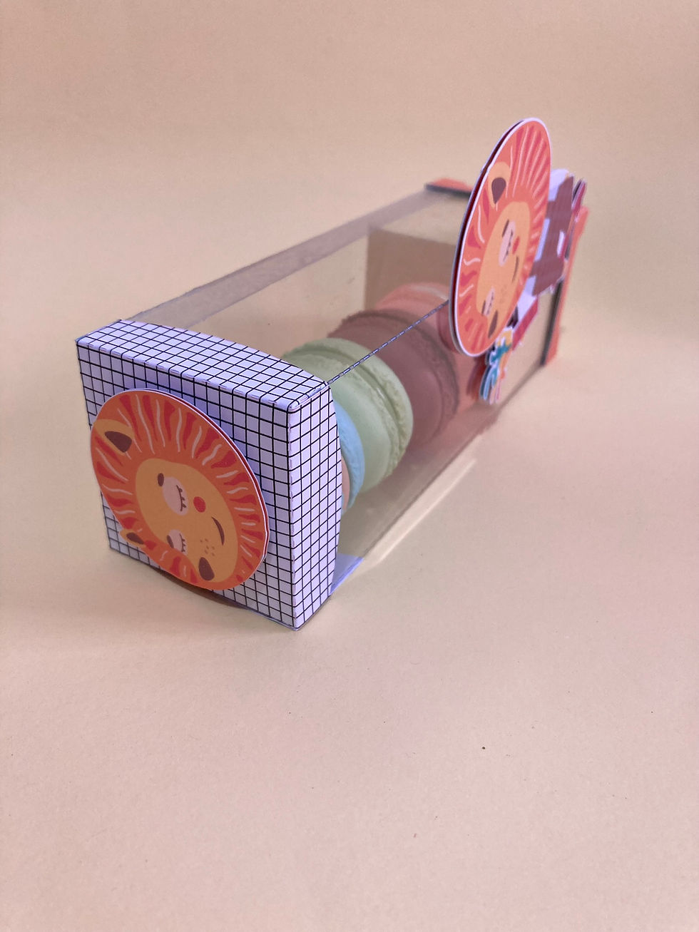 Miniatura: Combo 10 caixinhas Leão cute  - Decoração da mesa