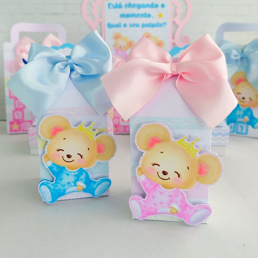Miniatura: Combo 40 caixinhas - Chá Revelação/baby shower