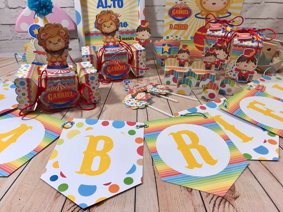 Miniatura: Kit É só um bolinho Circo Menino I