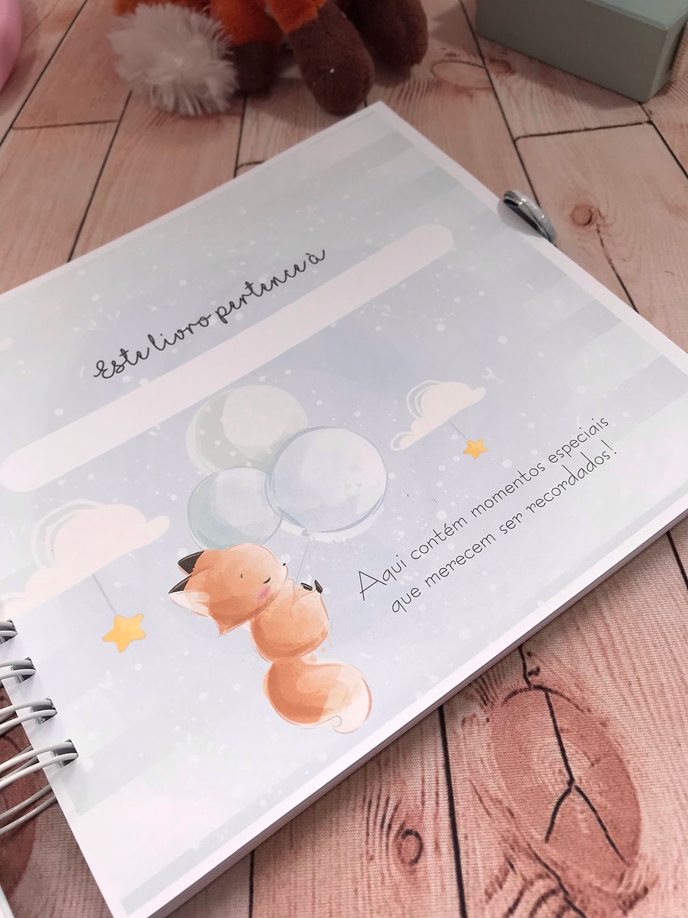 Miniatura: Livro do Bebê - Raposinha balões