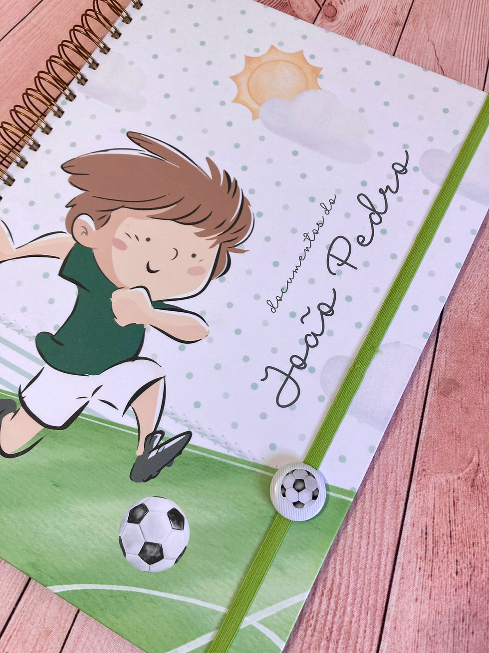 Miniatura: Porta documentos A4 encadernado - Futebol