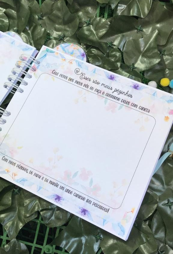 Miniatura: Livro do Bebê - Blue Floral