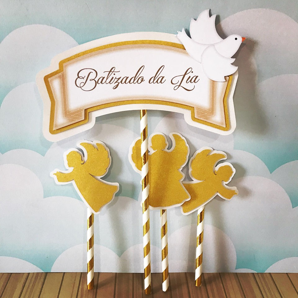 Topo de Bolo - Meu batismo