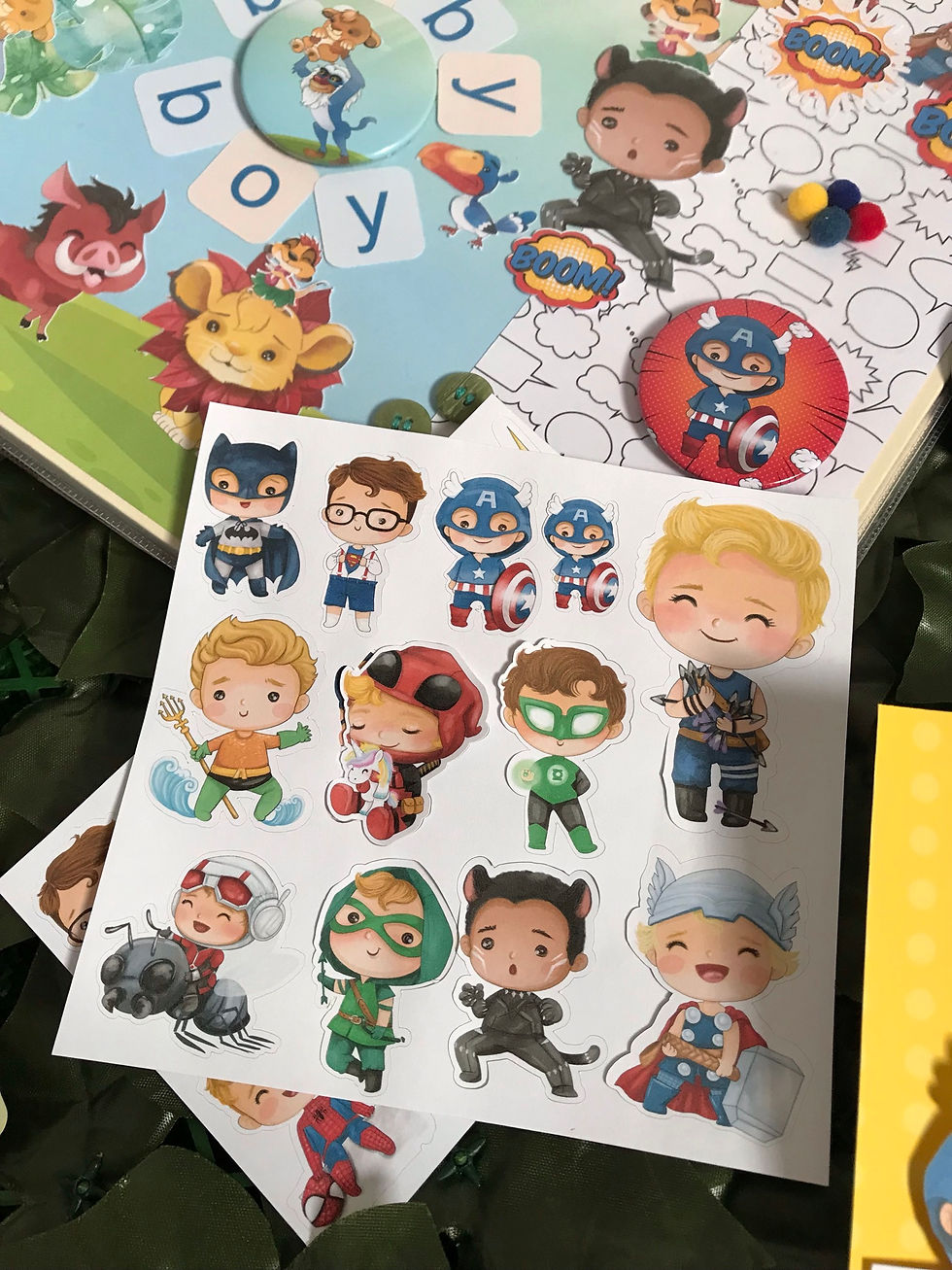 Miniatura: Álbum do bebê Grande - Leãozinho + Heróis