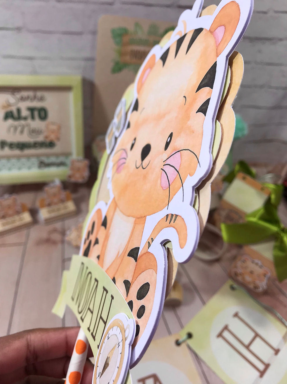 Miniatura: Topo de Bolo - Tigre cute