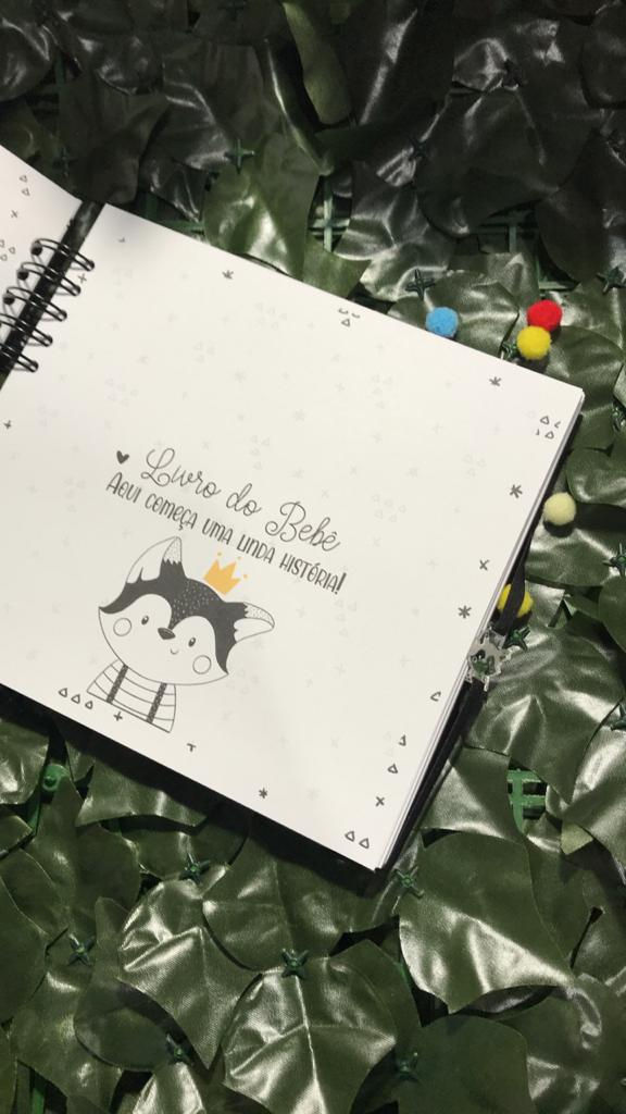 Miniatura: Livro do Bebê - Raposa minimalista / Raposinha