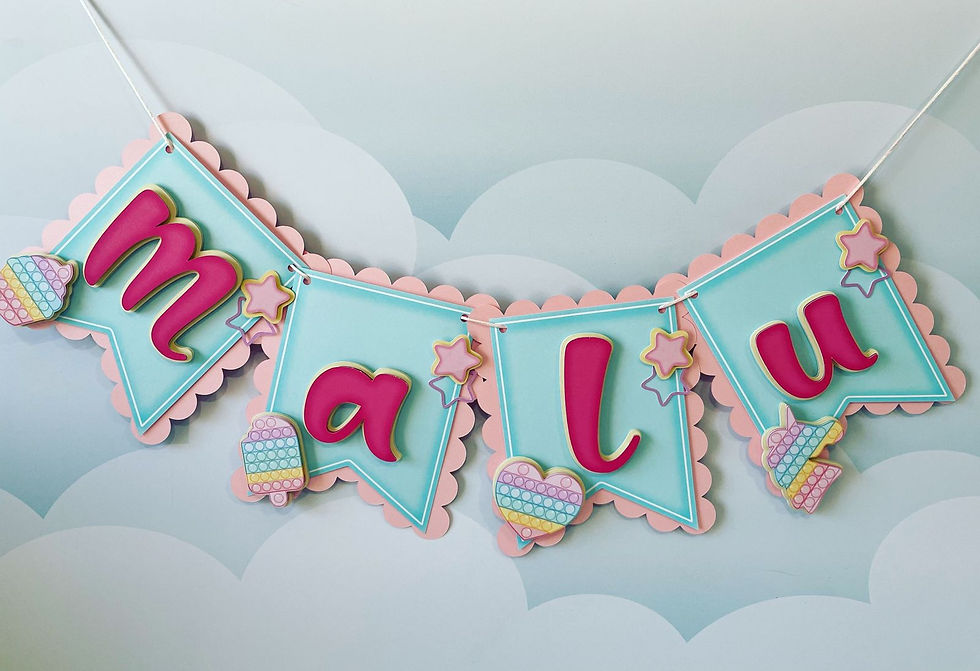 Miniatura: Kit É só um bolinho - Pop it girl