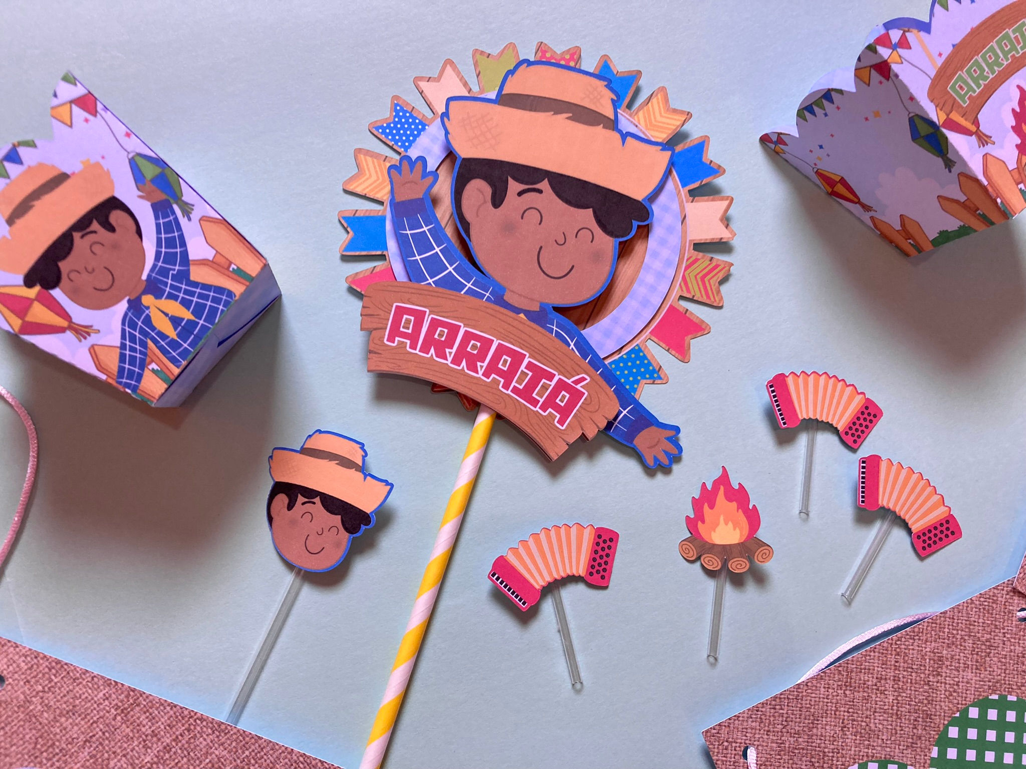 Mini kit É só um bolinho Junino II