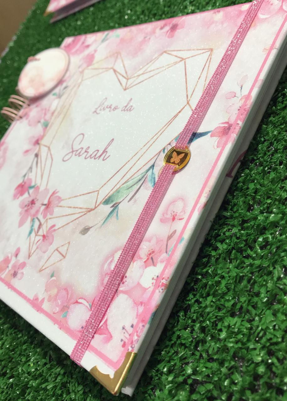 Miniatura: Livro do Bebê - Floral Heart