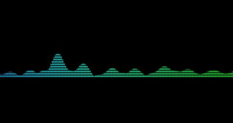 Sound visualisation in animation.