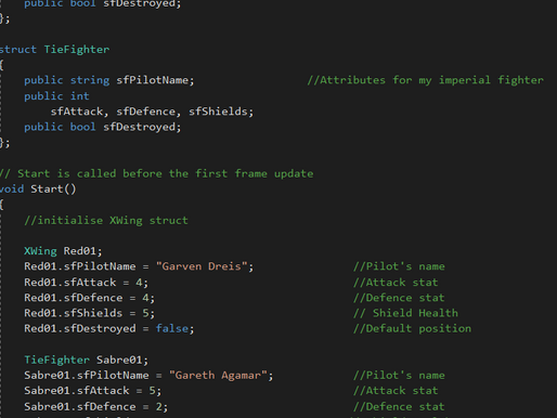 Data types.