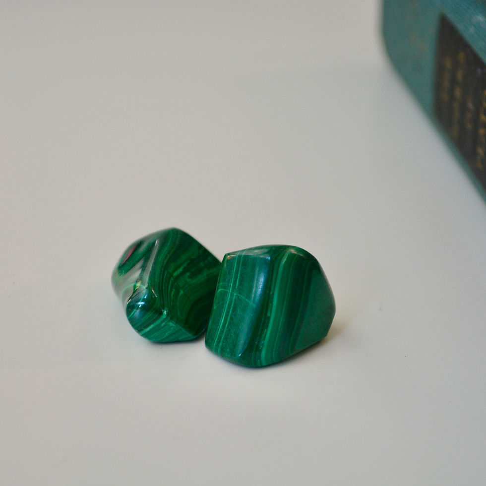 Malachite - Green - Tumbled Stone